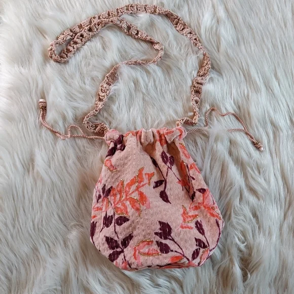 Free People Pink Floral Crossbody Bag - Picture 4 of 11